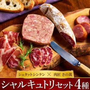 シュタットシンケン×さの萬 シャルキュトリセット ギフト お肉 贈り物 プレゼント シャルキュトリー 豚肉 サラミ ソーセージ お祝い 内