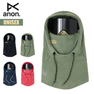 【30%OFF】アノン フードウォーマー ユニセックス 23-24 anon MFI フリース ヘルメット フード クラバ W24JP-237691 MFI FLEECE HELMET