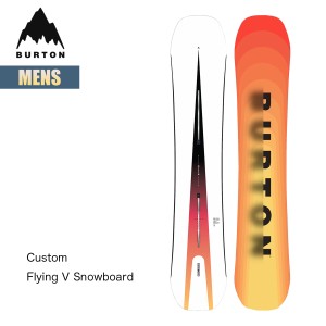 【30%OFF】バートン スノーボード 板 メンズ 23-24 Burton カスタム フライングV W24JP-107071 Mens Custom Flying V Snowboard
