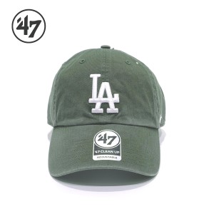 47 フォーティーセブン キャップ 帽子 ユニセックス ドジャース クリーンナップ モスグリーン 47BRAND Dodgers ’47 CLEAN UP Moss×Whit