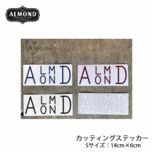 ALMOND アーモンド カッティング ステッカー Sサイズ【ネコパケ】