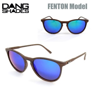 サングラス ダン・シェイディーズ フェントン DANG SHADES FENTON Wood x Green Mirror Polarized 偏光レンズ