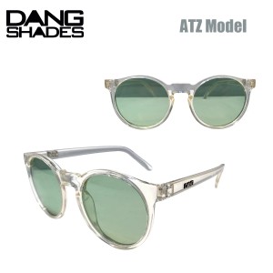 サングラス ダン・シェイディーズ DANG SHADES ATZ Crystal Clear x Green Polarized エーティーゼット ラウンド型 フルリム【ネコポス】