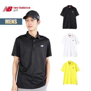 ニューバランスゴルフ ポロシャツ メンズ new balance golf 半袖 カラーシャツ S/Sleeve Collar Shirt ゴルフウェア ロゴパンチング