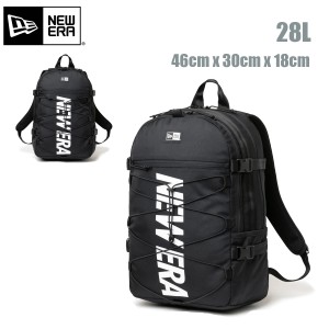 ニューエラ リュック コードパック 28L プリントロゴ NEW ERA Cord Pack NE LOGO バックパック シンプル 通勤 通学 アウトドア PC収納