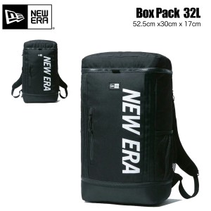 ニューエラ リュック ボックスパック NEW ERA Box Pack 32L ボックス型 プリントロゴ ブラック ホワイト バックパック 通勤 通学