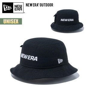 ニューエラアウトドア ハット 帽子 NEW ERA OUTDOOR バケット01 New Era Anglers Club FISH ALL DAY ブラック 【ネコパケ】