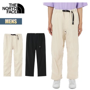 ノースフェイス パンツ メンズ ジオロジーパンツ THE NORTH FACE Geology Pants ロングパンツ リサイクルナイロンパンツ やや太め シワ感