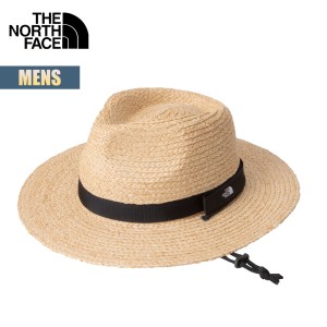 ノースフェイス 麦わらハット 帽子 メンズ THE NORTH FACE ラフィアブレイドハット Raffia Blade Hat 麦わら帽子 アウトドア 速乾 あご紐