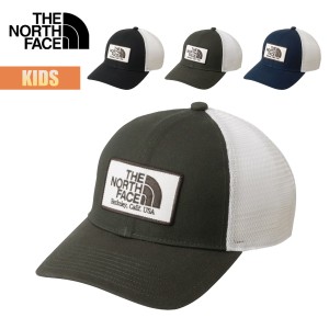 ノースフェイス キッズ キャップ 帽子 THE NORTH FACE トラッカーメッシュキャップ Kids Trucker Mesh Cap ロゴワッペン サイズ調整