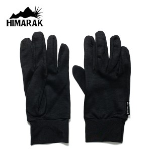 ヒマラク インナーグローブ HIMARAK GIN GLOVE ジン グローブライナー ユニセックス 速乾 抗菌 スノーボードグローブ【ネコポス】