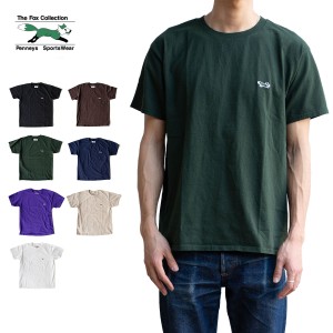 ザフォックス Tシャツ 半袖 THE FOX COLLECTION PENNEYS SPORTSWEAR BASIC CREW S/S TEE ユニセックス ロゴパッチ 刺繍【ネコパケ】