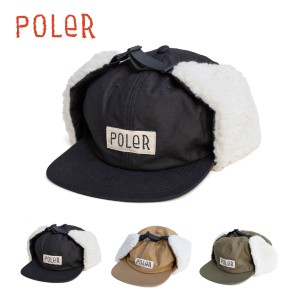 【20%OFF】ポーラー キャップ イヤーフラップ POLER COTTON BOA FLAP CAP コットンボア フラップキャップ 帽子 ファー