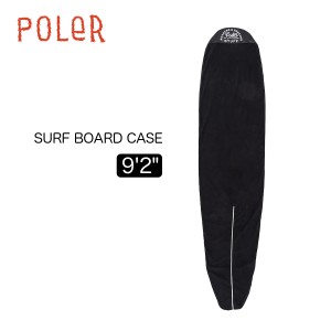 ポーラー サーフボードニットケース POLER SURF BOARD CASE 92 BLACK サーフィン サーフボードカバー サーフボードケース ニット生地