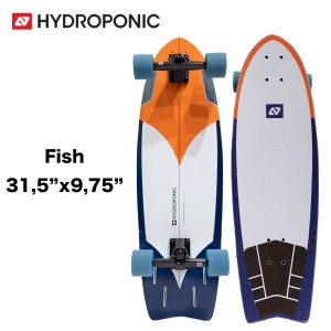 スケートボード ハイドロポニック Hydroponic コンプリート Surfskate Complete Fish 31.5インチ Radikal Orange Navy スケボー