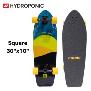 スケートボード ハイドロポニック Hydroponic コンプリート Surfskate Complete Square 30インチ Sun Green スケボー クルーザー