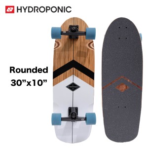 スケートボード ハイドロポニック Hydroponic コンプリート Surfskate Complete Rounded 30インチ Classic 3.0 White スケボー