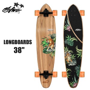 スケートボード オービーファイブ スケボー ロングボード 38インチ OBfive PSYCHED TIGER LONGBOARDS サイケタイガー クルーザーモデル