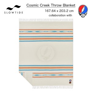 スロータイド ビーチ ブランケット グレイトフル・デッド コラボ SLOWTIDE Cosmic Creek Throw Blanket バスタオル ポケット