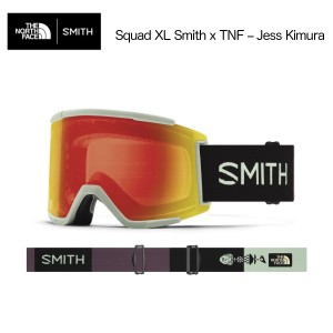 【30%OFF】スミス スノーゴーグル スカッドXL Squad XL Smith x TNF Jess Kimura SMITH 交換レンズ