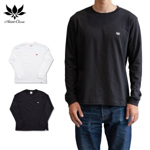 アックスクラッシック Tシャツ 長袖 メンズ AXXE Organic Cotton T-shirt オーガニックコットンTシャツ 刺繍ロゴ ピスネーム