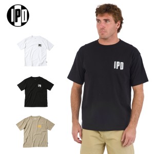 IPD Tシャツ メンズ Ipd STEPS S/S Tee 半袖 トップス ロゴプリント ビーチ サーフ カジュアル シンプル コットン100% 【ネコポス】