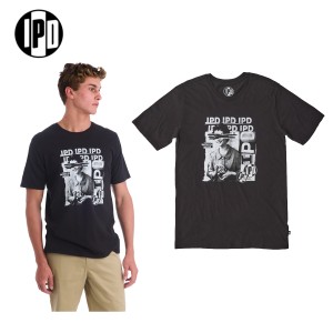 IPD Tシャツ メンズ ipd Face Plant Super Soft Tee フェイス プラント スーパーソフトT  半袖 コットンTシャツ ブラック 【ネコポス】