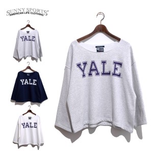 【30%OFF】長袖トップス レディース イェール バスク クルー スウェット プルオーバー Yale Basque Crew Sweat スポーティー ドロップシ