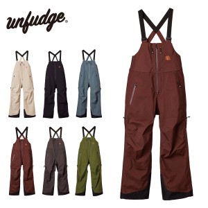 アンファッジ スノーボードウェア unfudge GENTLE BIB PANTS ジェントル ビブパンツ メンズ レディース 9月下旬入荷予定