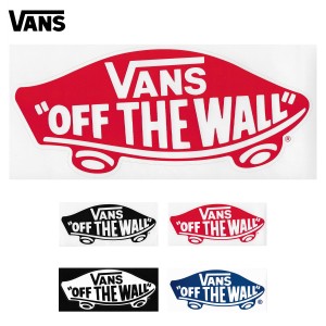 バンズ ヴァンズ デッキ ロゴ ステッカー ラージ 大 VANS Deck Logo Sticker Large ブラック レッド ネイビー ホワイト 【ネコポス】