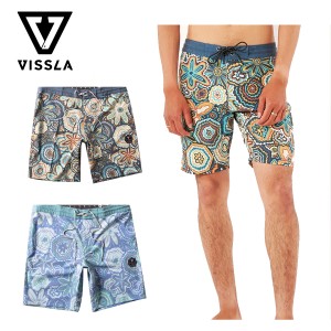 【30%OFF】ヴィスラ  ボードショーツ メンズ VISSLA Squiggy Boardshort スクイギー 18.5インチ サーフパンツ ビスラ 【ネコポス】