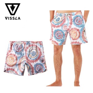 【30%OFF】ヴィスラ ボードショーツ メンズ VISSLA Shred Head 1Ecolastic Boardshort シュレッドヘッド 17.5インチ 【ネコポス】