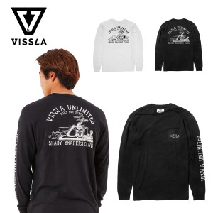 【30%OFF】ヴィスラ 長袖Tシャツ スウェット メンズ VISSLA シェイパーズクラブ クルーネック 長袖 【ネコポス】