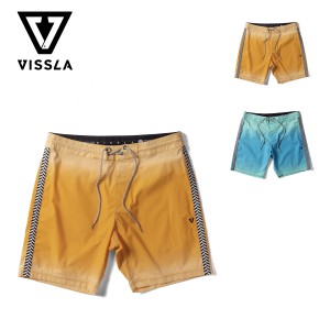 【20%OFF】ヴィスラ ボードショーツ メンズ VISSLA ウッドサイド オーバースプレイ 17.5インチ サーフパンツ グラデーション【ネコパケ】