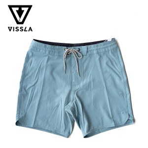 ヴィスラ ボードショーツ メンズ VISSLA Short Sets 16.5" Boardshort ショートセット16.5インチ SBL ブルー系 サーフパンツ【ネコポス】