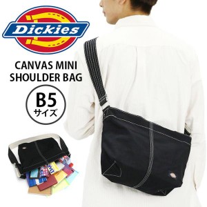 ディッキーズ ショルダーバッグ Dickies キャンバスバッグ ショルダー ななめ掛け 肩掛け バッグ カバン B5 軽量 キャンバス生地 丈夫 メ