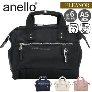 アネロ ショルダーバッグ anello ELEANOR エレノア 口金 2WAY ミニショルダー 撥水 A5 6L 肩掛け 斜め掛け カラビナ付き バッグ かばん 