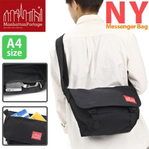 マンハッタンポーテージ メッセンジャーバッグ NY Messenger Bag JR Flap Zipper Pocket ManhattanPortage 男性 女性 男女 男子 女子