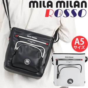 ミラミラン ショルダーバッグ mila milan サブバッグ メンズ レディース Rosso ロッソ ショルダー スクエア 縦型 斜め掛け 男性 女性 男