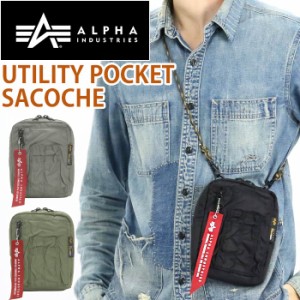 ショルダーバッグ メンズ ALPHA INDUSTRIES アルファ インダストリーズ 斜め掛けバッグ ミニショルダー ショルダー ポーチ バッグ かばん