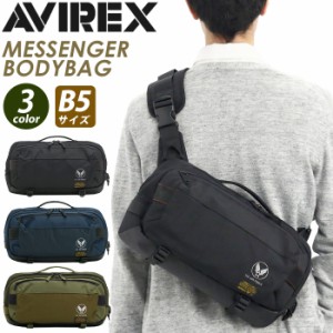 アヴィレックス ボディバッグ AVIREX メンズ レディース 男女兼用 アビレックス 横型 ボディーバッグ 通学 通勤 ユニセックス ミリタリー