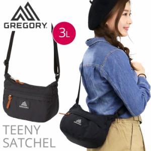 ショルダーバッグ GREGORY グレゴリー TEENY SATCHEL ショルダー ミニショルダー おしゃれ ロゴ メンズ レディース 男女兼用 正規品 3L 