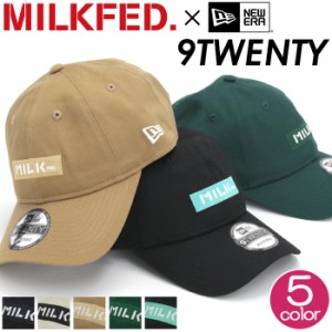 ミルクフェド キャップ 帽子 MILKFED. ニューエラ NEW ERA レディース メンズ ユニセックス 男女兼用 刺繍 アジャスタブル ベースボール