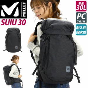 リュックサック MILLET ミレー フラップ かぶせ リュック 30L 大容量 デイパック バックパック 撥水 PC 16インチ バッグ レディース 女性