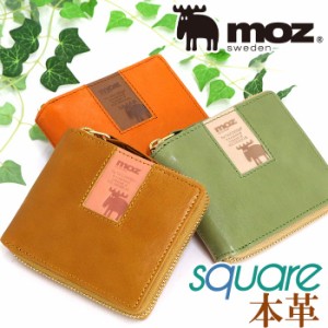 財布 レディース かわいい moz モズ 二つ折り財布 ラウンドファスナー 二つ折り レザー お財布 ジッパー財布 ウォレット 女性 女子 女の