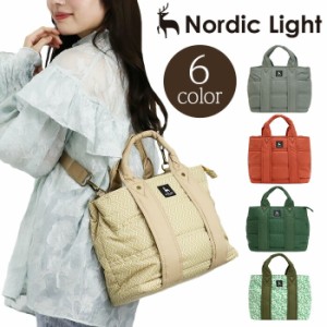 ノルディックライト トートバッグ Nordic Light ショルダー バッグ 2WAY ボンディング生地 手提げ 肩掛け 斜め掛け ICケース ICカード入