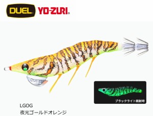 デュエル EZ-Q ダートマスター ラトル 3.5号 LGOG 夜光ゴールドオレンジ / エギング エギ 餌木 / 釣具