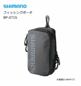 シマノ フィッシングポーチ BP-071S ブラック MWサイズ / 釣具 shimano