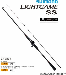 船竿 シマノ 19 ライトゲームSS TYPE82 H185 LEFT ベイトロッド / shimano