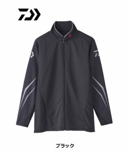 ダイワ スペシャル ウィックセンサー フルジップ長袖メッシュシャツ DE-72020 ブラック 2XLサイズ / ウェア / daiwa / 釣具